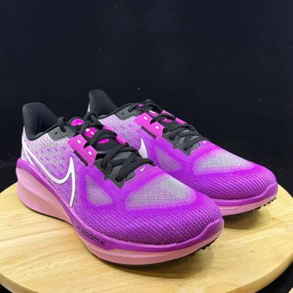 Nike Air Zoom Vomero 17 Running Shoes Men Size 9 Purple Violet Black FB1309-500